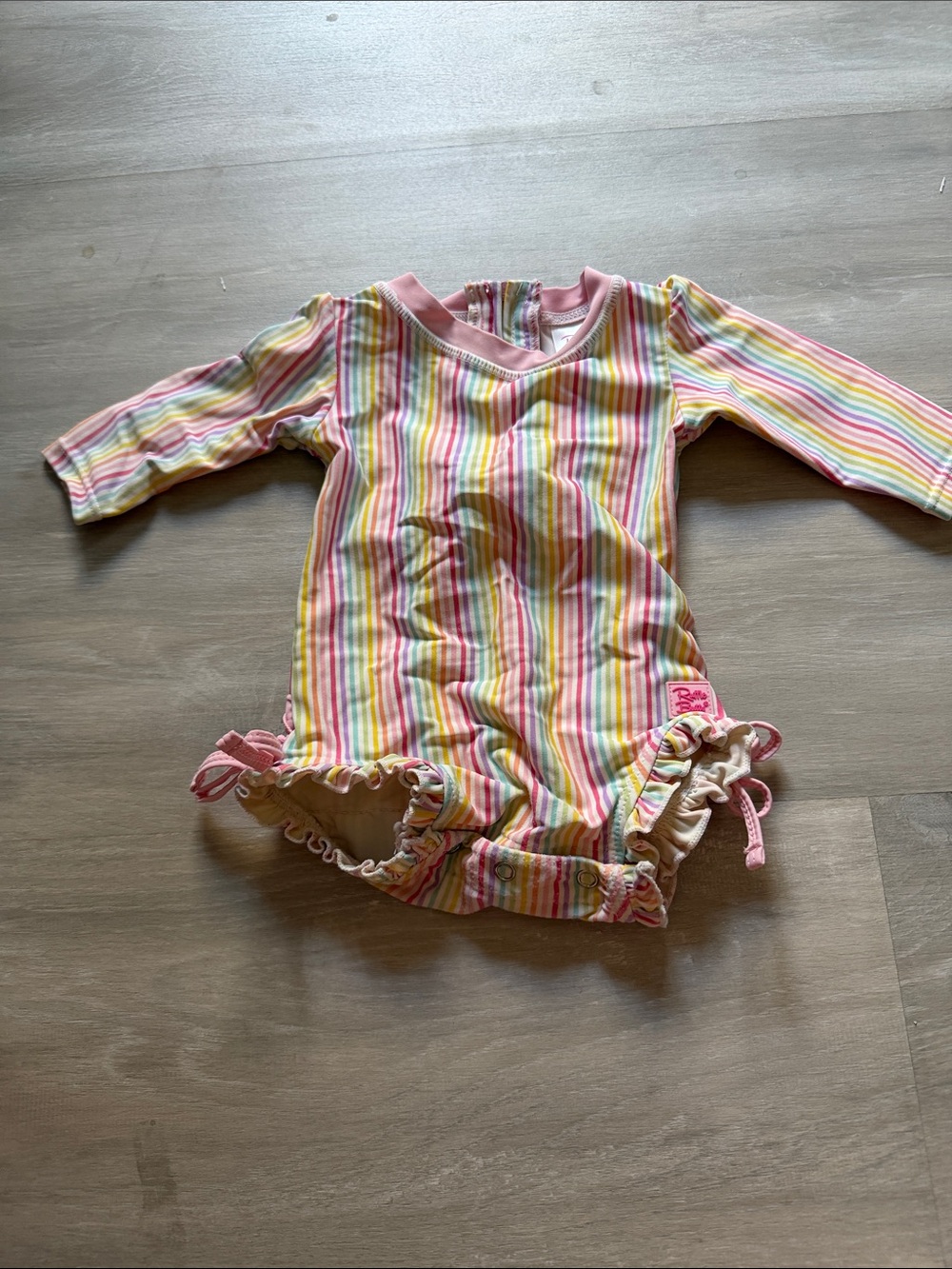 Ruffle Butts all in one swim size 3-6 months